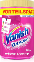 Vanish Oxi Action Powder Pink - 1 X 1,65 Kg - poudre pour enlever les taches et améliorer le linge sans chlore - pour linge coloré Détergents à Lessive Naty Shop