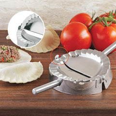 Moule à raviolis Küchenprofi 0803512800, mini, rond, acier inoxydable, argent, 8 x 8 x 15 cm