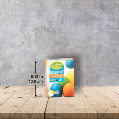 Heitmann Egg Dyes Bright Colors - 4 flacons de teinture pour œufs (jaune, orange, vert, bleu), 2 rehausseurs de couleur, 4 sacs de teinture, 4 clips