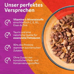 WHISKAS Duo Pliculețe pentru Porții de Hrană Umedă, Pachet Multiplu, Combinație Clasică în Jeleu, 12 x 85g