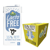 Arla LactoFREE Laktosefreie Haltbare Milch 3,5% Fett | 10x1L | même Milchgeschmack, weniger süß | riche en calcium et en vitamine B12