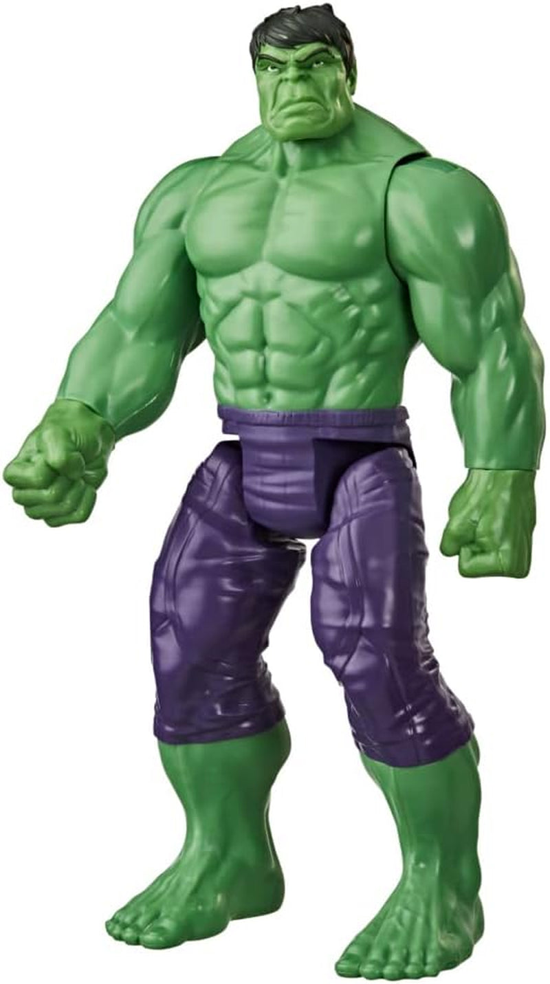 Hasbro E74755L2 Marvel Avengers Titan Hero Series Blast Gear Deluxe Hulk Action Figure 30 cm Grand jouet inspiré des bandes dessinées Marvel pour enfants 4+ figurines d'action Naty Shop Titre par défaut