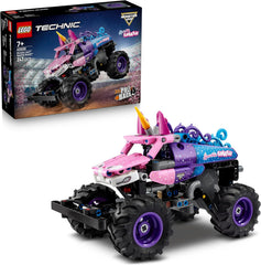 LEGO Technic Monster Jam Sparkle Smash avec moteur à moteur - Jeu de Monstertruck Technic Monstertruck & Einhorn Monster Truck - Créations à partir de 7 ans pour enfants, filles et jeunes - 42220