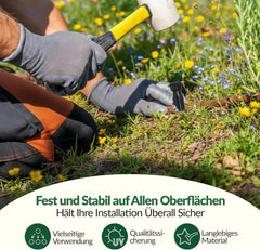 GARDENIX AquaPIN Ancrage de tuyau d'arrosage, 50 pièces, piquet de sol, ancrage de fixation pour tuyau d'égouttement, tuyau d'irrigation, fourche de raccordement