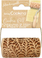 RESTURĂ DE GĂTIT - Mini rolă din lemn "Ondines" - Decorațiune pentru biscuiți, fursecuri șlefuite - 5308