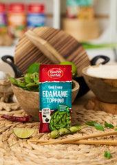 Jardin de Bambou - Garniture Edamame | Sesamtopping zum Verfeinern von Edamame Gerichten | Ingrédients végétaliens et naturels | 15 g en sachet