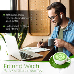 Ceai Uniqo Matcha pudrÄ 200 g Ăźn ambalaj ecologic reĂźncÄrcabil