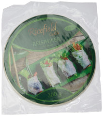 Papier de riz Ricefield, rond, 22 cm, 1 paquet (300 g)