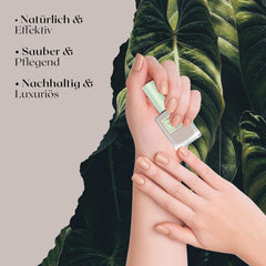 Oja bej cu uscare rapidă (Moon Dust) - ojă naturală cu formulă vegană - respirabilă, sustenabilă și de lungă durată, 14 ml