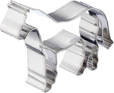 Boîte à biscuits en forme de cheval Städter, acier inoxydable, argent, 10 x 10 x 3 cm, 1 unité