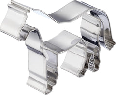 Boîte à biscuits en forme de cheval Städter, acier inoxydable, argent, 10 x 10 x 3 cm, 1 unité