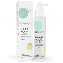 Spray tonique capillaire à l'huile de romarin 100 ml - Le spray à l'huile de romarin accélère naturellement la croissance des cheveux - Remède contre la croissance des cheveux pour femmes et hommes - Sérum contre la perte de cheveux - Huile capillaire au romarin par Cosphera Hair Care Naty Shop Titre par défaut