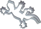 Formă de biscuiți Städter, oțel inoxidabil, șopârlă aprox. 7cm, 7 x 4,5 x 2 centimetri, argintie
