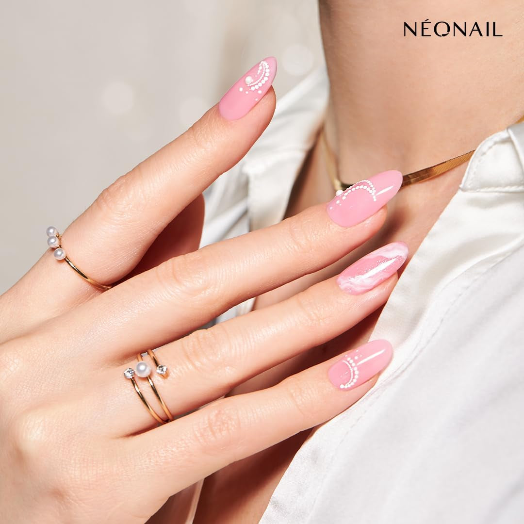 NÉONAIL Nagelstickers 3D - 61 Muster - Nail Charms - Nägel Selber Machen - Nails - Nageldesign - Accessories - Nailart - Nail Art Zubehör - Nagel Deko - Nagelschmuck - Dekoration Nageldesign - Weiß