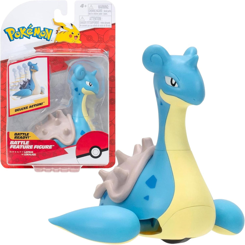 Pokémon PKW3416 - Battle Feature Figure - Lapras, figurine mobile officielle, 11,5 cm Figurines Naty Shop Default Title