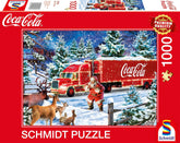 Schmidt Spiele 57598 Coca Cola camion de Crăciun, puzzle jigsaw 1000 piese Puzzle Naty Shop Titlu implicit