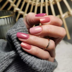 Oja UV Semilac Hybrid 376 Shimmer Stone Rose Diamant 7 ml