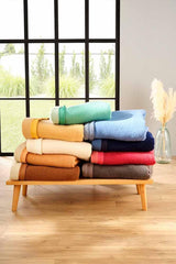 Poyet Motte AUBISQUE Couverture Laine But/Champagne, Laine, Pois/Champagne, 240X180 Cm Couettes et couettes Naty Shop 240X180 Cm