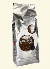 Maxi Crema 1000g de grains de café entiers - Une maîtrise de la torréfaction italienne originale pour les plus hautes exigences ! Café, Cappuccino, Expresso, Latte Macchiato