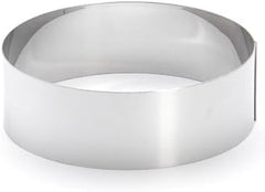 - Cercle à gâteau en acier inoxydable - diamètre 14 cm - hauteur 4,5 cm - 3989.14, argent