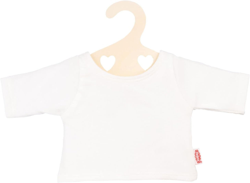 Heless 2956 - T-shirt pour poupées en blanc, taille 35 - 45 cm