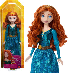 Mattel Disney Princess Toy Merida Poupée faite à la main avec vêtements et accessoires scintillants inspirés du film Disney et Pixar Kids Gift HLW13