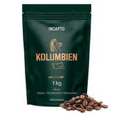 Incapto Spezialitäten-Kaffeebohnen | Colombien d’origine unique | Expresso 100% Arabica | Café de spécialité 84 Points SCA | Geröstete Bohnenkaffee traditionnelle | Plantage Huila, Cadefihuila, 1kg