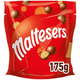 Boules de chocolat Maltesers au centre croustillant et léger, collation au chocolat aérée, 1 paquet (1 x 175 g)