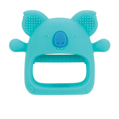 Nuby - Gant dentaire en silicone, sans BPA, Koala bleu, 3 mois et plus