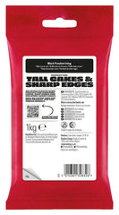 Extra Fondant Noir 1kg - Fondant extra élastique au goût de vanille, parfait pour recouvrir les gâteaux - Noir - 1 kg Pâte à sucre Naty Shop