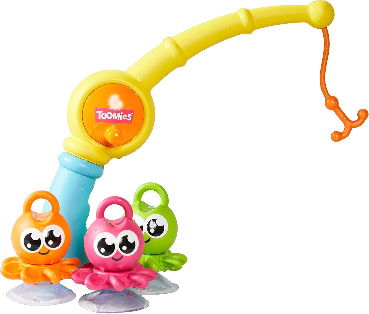 TOMY T72097 Familia de broaște țestoase, Distracție colorată pentru baie și învățare pentru cadă, piscină și bazin de înot, Jucărie pentru cadă, Jucărie de apă pentru cadă, Jucărie pentru bebeluși, Cadouri de naștere, De la 12 luni Jucarii Bebe Naty Shop Distracție la pescuit