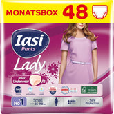 LADY Pants 48 Pantalons Jetables pour Incontinence Urinaire Absorbance Grande Taille S pour Femme 48 Pièces