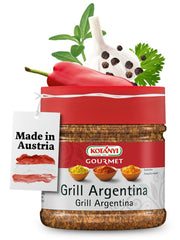 Kotanyi Gourmet Grill-Argentine Gewürzzubereitung, avec Paprika, Pfeffer, Coriandre et plus, fruchtig-épicé, 400ccm, 285 g