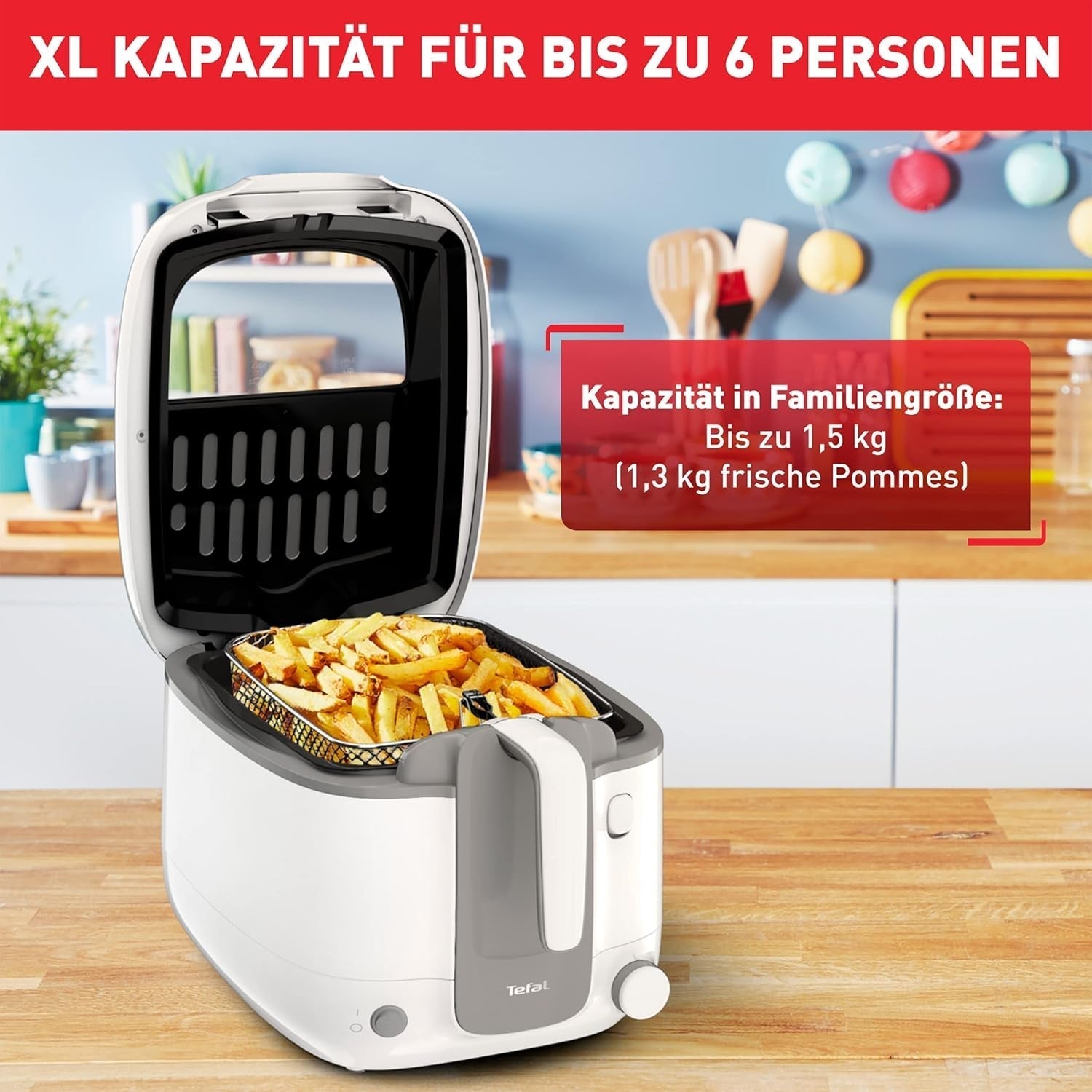 Friteuză Tefal Super Uno Access, capacitate 2,2 L, piese rezistente la mașina de spălat vase, filtru de mirosuri Electrocasnice Naty Shop