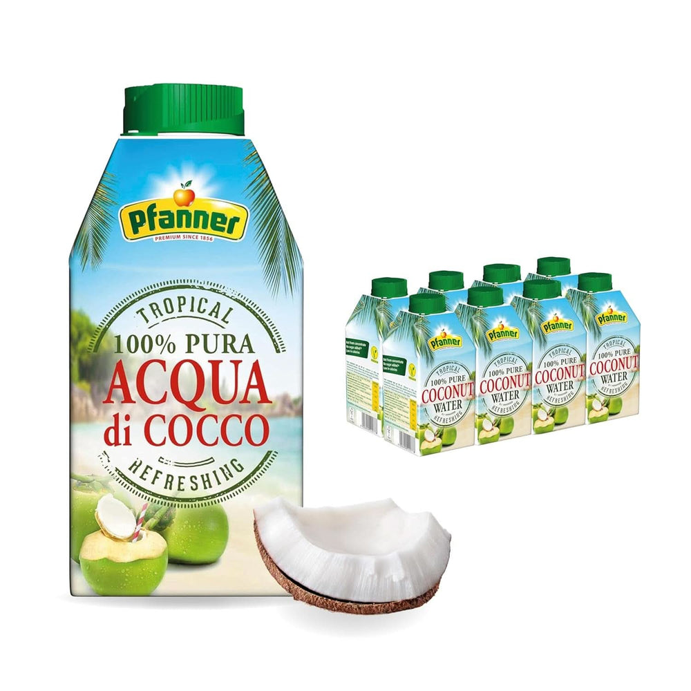 Pfanner Coconut Water Drink (8 X 500 ml) - Eau de coco sans sucre Naty Shop Default Title