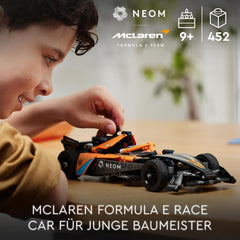 LEGO Technic NEOM Mclaren Formula E Racing Car, jouet de voiture de course pour garçons et filles de 9 ans, kit de modèle de voiture, décoration de chambre d'enfant, idée cadeau d'anniversaire 42169 Ensembles de construction Beuche den LEGO-Store