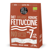 Fettuccine Konjac Noodles Bio Shirataki Diet-Food - 300g, faible en glucides, sans sucre, céto, végétalien, faible en calories, sans gluten et sans œufs, à base de farine de Konjac