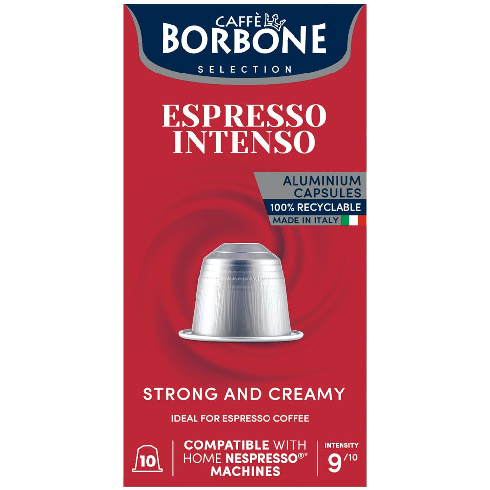 Caffe Borbone Espresso Force 9/10 Compatible Nespresso 10 Capsules de Café