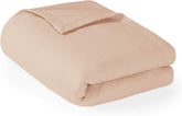 Pătură de lux Madison Park Liquid Cotton, de înaltă calitate, moale, confortabilă, 100% bumbac Ringspun, pentru pat, canapea sau canapea, Blush, Full/Queen Plapumi si pilote Naty Shop Roșu Full/Queen