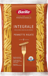 Pâtes complètes Barilla Pennette Rigate, paquet de 9 (9 x 1 kg)