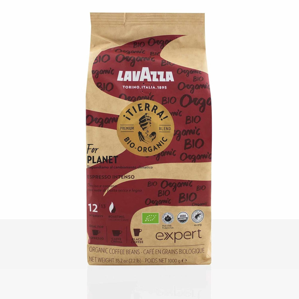 Lavazza Expert Tierra Intenso Café Espresso 6 x 1 kg de café en grains