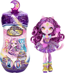 Pixlings Magic Dolls, 4 poupées assorties - 2 neuves - Poupée mode 15 cm - Potions magiques - Jouet de potion secrète (MG101000)
