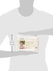Eco by Naty Baby Care, Lingettes humides bio pour bébé, non parfumées, 56 couches