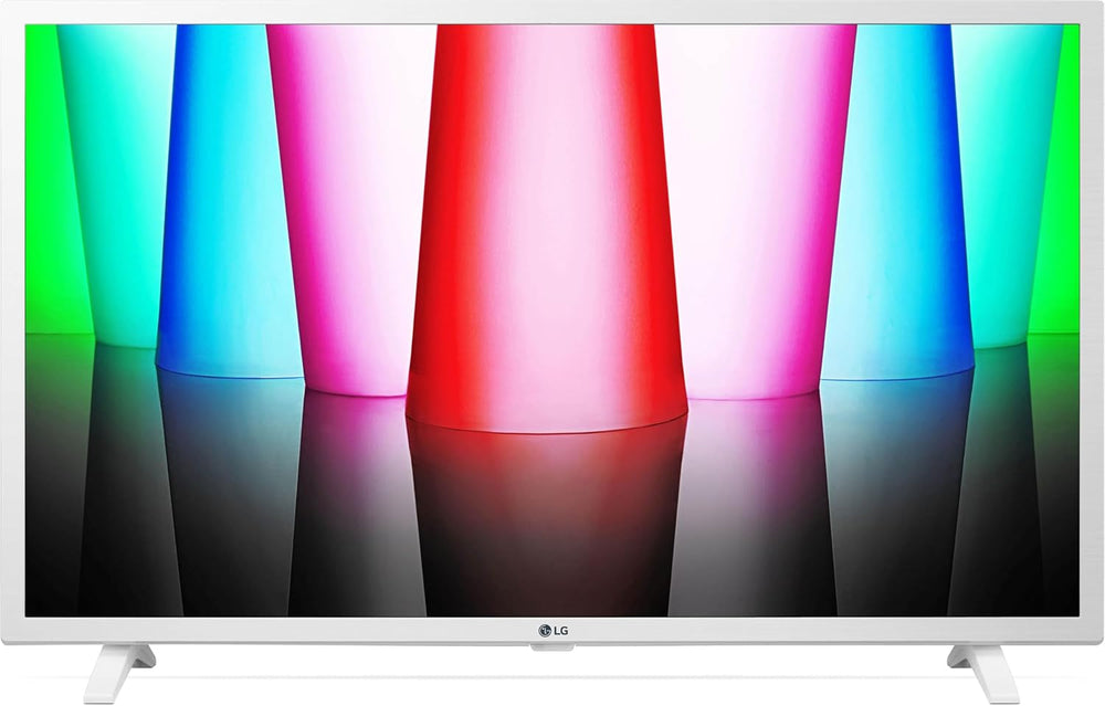 TV LG 32LQ63806LC, 80 cm (32 pouces), TV LCD (1080p FHD, 60 Hz, Smart TV, blanc) (année modèle 2022), multicolore