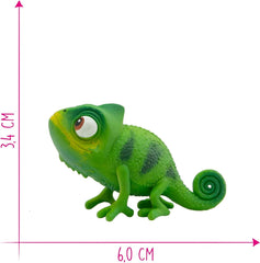 Bullyland 12422 - Figurină cameleon Pascal din Walt Disney Rapunzel "Newly Reconfigured", aprox. 6 cm, fidelă detaliilor, ideală ca mic cadou pentru copii cu vârsta de peste 3 ani Action figures Naty Shop
