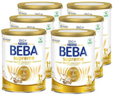 Boisson pour enfants BEBA SUPREME Junior 1+ à partir de 1 ans, nourriture pour enfants avec complexe 6 HMO, uniquement lactose, sans huile de palme, pack 6 (6 x 800 g) Mère et Enfant Naty Shop