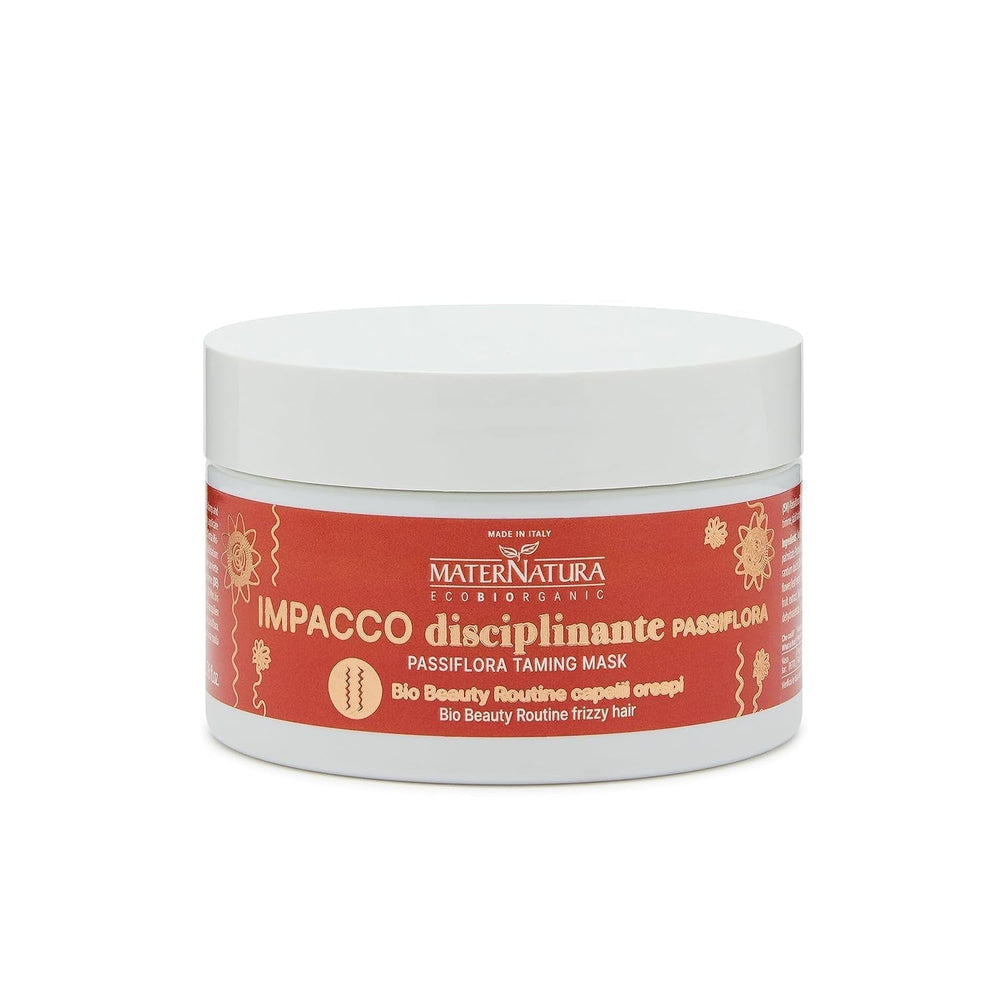 Maternatura Masque Cheveux Bouclés à la Passiflore, Réparation, Force et Brillance pour des Boucles Parfaites, Routine de Beauté Bio pour Cheveux Bouclés, Fabriqué en Italie - 100 ml Naty Shop Hair Mask Default Title