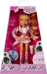 BRATZ Pop Starz Yasmin – Modepuppe mit Anhänger zum Sammeln, Outfit et Musikzubehör