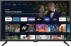 Polaroid Smart TV, Android, 80 cm (32 pouces), HD 1366x768, LED, WLAN, Bluetooth, 3 HDMI, 2 USB, Noir