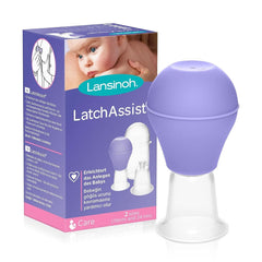 Lansinoh Latch Assist Nipple Everter avec étui pour mamans qui allaitent, offre une correction temporaire des mamelons plats ou inversés, cônes de 2 tailles dans le paquet et étui de transport hygiénique Accesorii Hrana si Alaptare Bebe Naty Shop Latchassist Brustwarzenformer